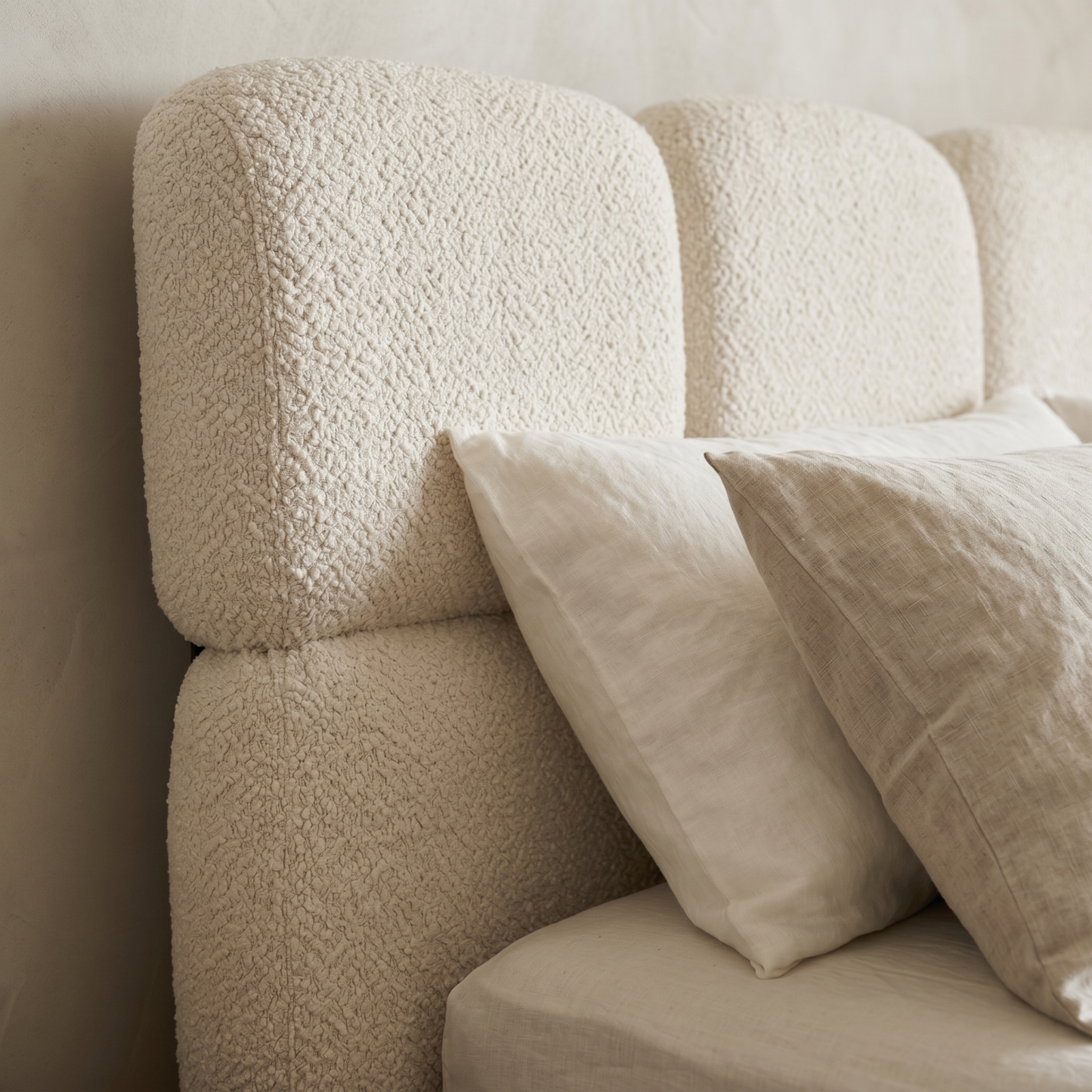 Cloud Boucle Bed Frame