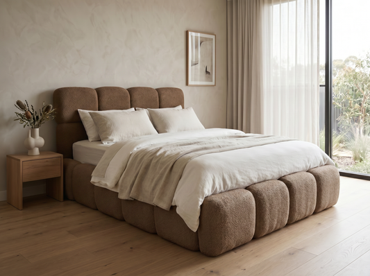 Cloud Boucle Bed Frame