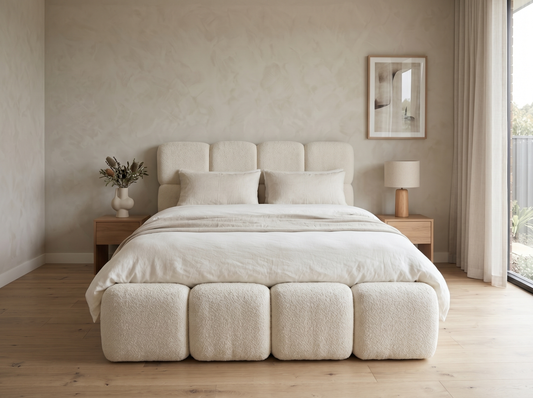 Cloud Boucle Bed Frame